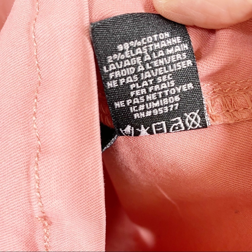 Sanctuary Clothing Salmon Pink Button Down Shirt Jacket Shacket S - Picture 9 of 10